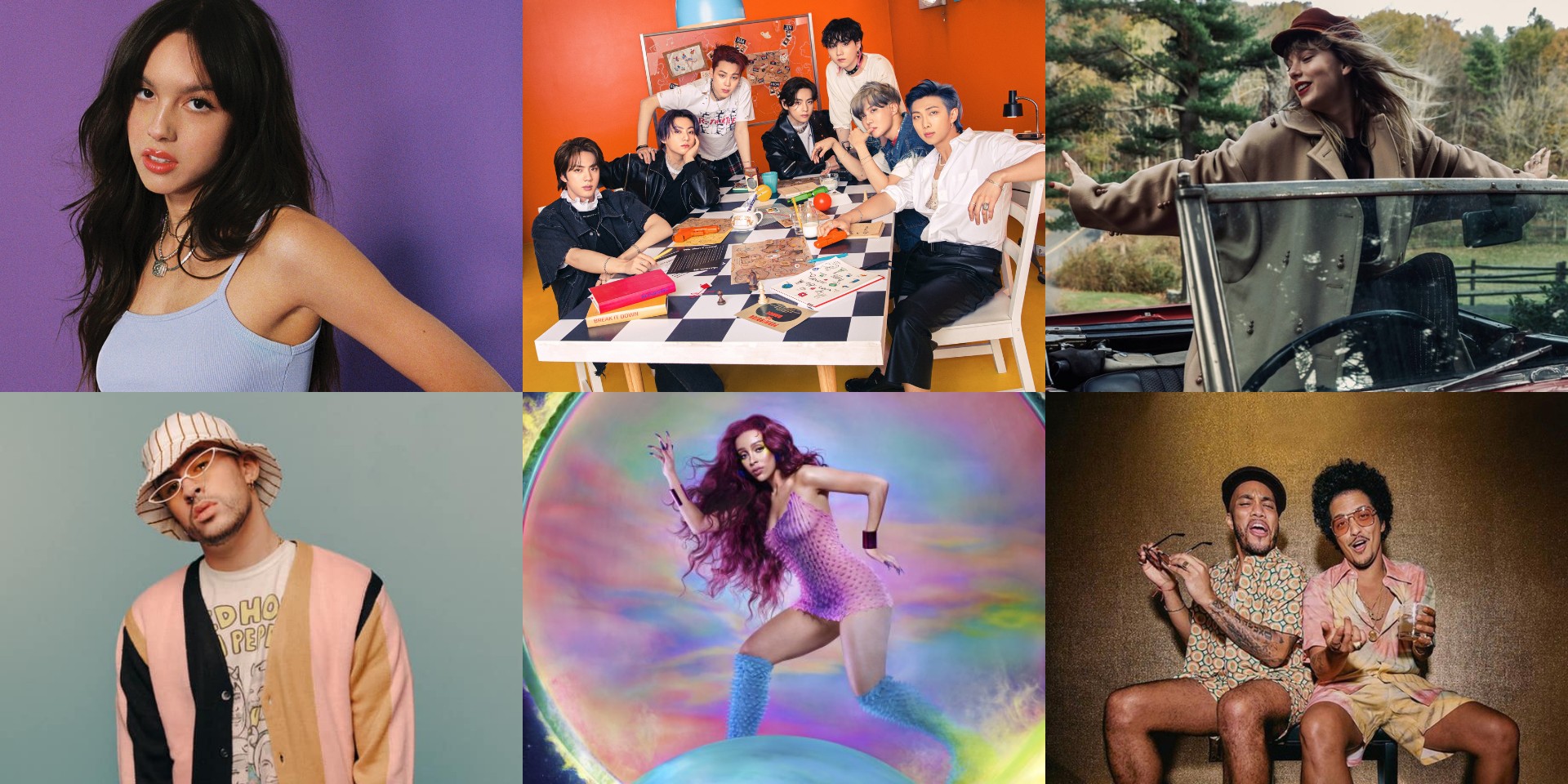 Here are the winners of the 2021 American Music Awards – BTS, Olivia Rodrigo, Silk Sonic, Taylor Swift, Bad Bunny, Doja Cat, and more